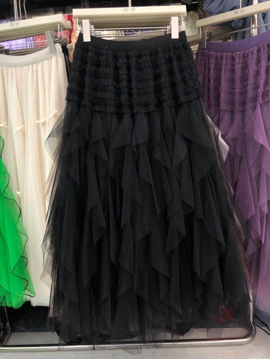 

Юбка-торт из лепестков в иностранном стиле, женская, весна-лето, с большим маятником One Size