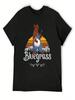 Bluegrass 5 String Banjo Gift T-Shirt Tees Funny T-Shirts Cotton Man T-Shirts Fitted T Shirts For Unisex