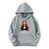 Child Fashion Lightweight Long Sleeve Pullover With Pockets  Print Hoodie
