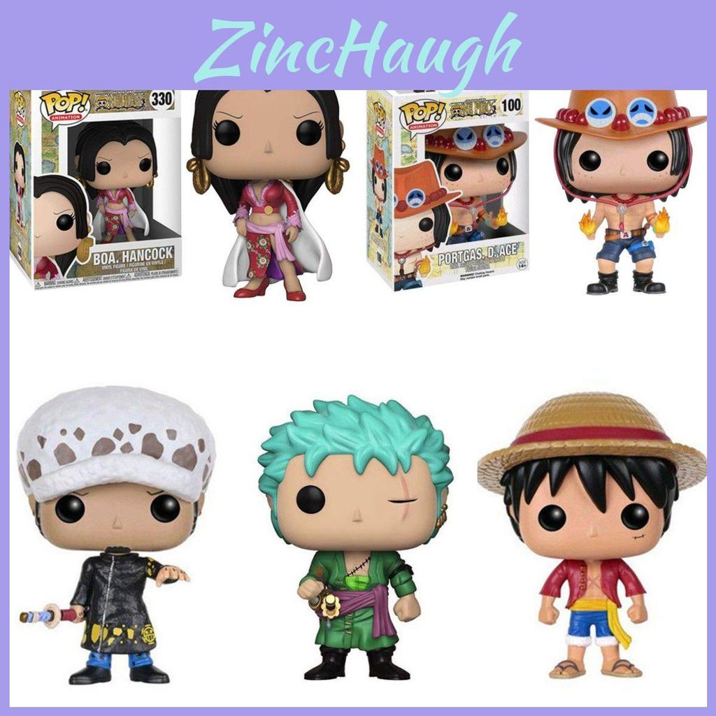 Unique Pop Anime One Piece Action Figures Luffy Ace Law Roronoa Zoro Ideal For Home Decoration