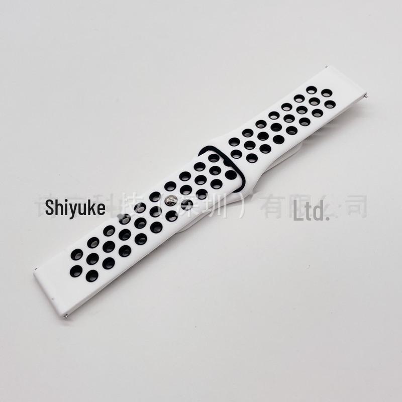 "Two-Color Silicone Strap for Huawei GT3, Samsung S4, Huami GT2pro, Honor Magic2, Xiaomi Watches"