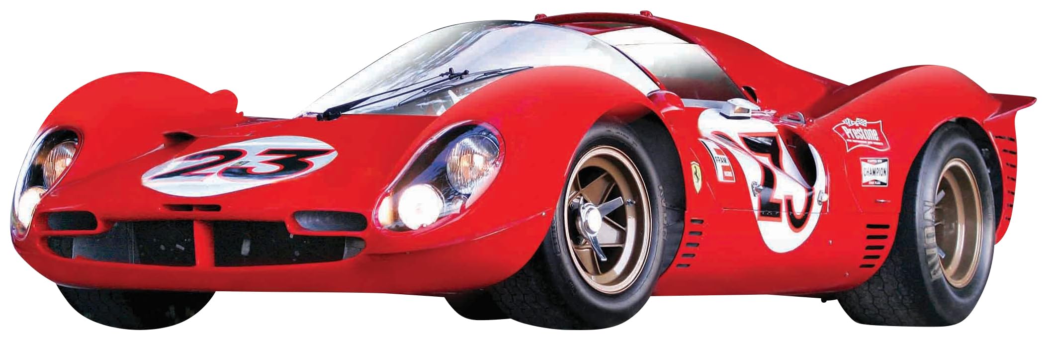 

BURAGO Ferrari 330 P4 Daytona No 23 Red Finished Product 1/24