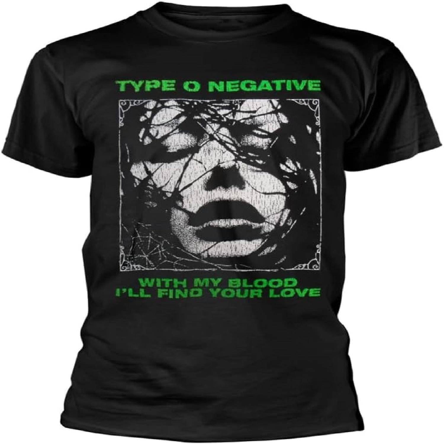 Type O Negative with My Blood Official Tee T-Shirt unisexs Unisex S разноцветный