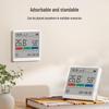 Yúnqín Large Screen Indoor Temperature Humidity Monitor Clock