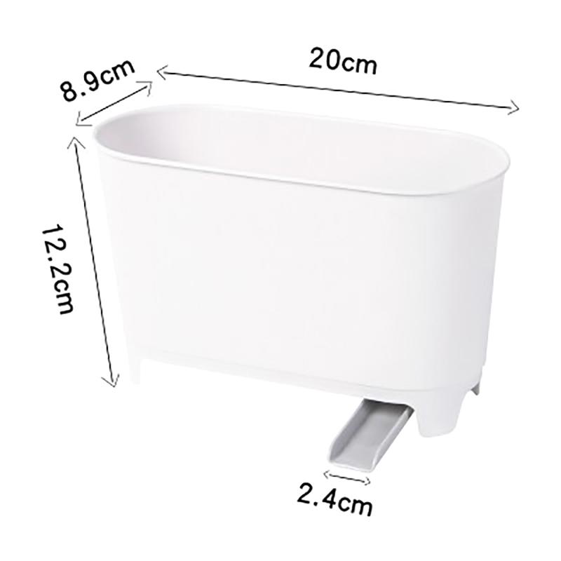 Kitchen Waste Bin Drainable Trash Can Countertop Sink Garbage Cans Home Kitchen Dry Wet Separation Rubbish Bin