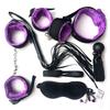 SM Adult 7-Piece Bondage Set: Nylon Webbing & Plush Restraints