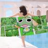 Funny Keroro Gunsou Frog Big Microfiber Beach Towels Quick Dry Towel Sand Beach Towels Pool Towel for Travel Swim Pool Yoga