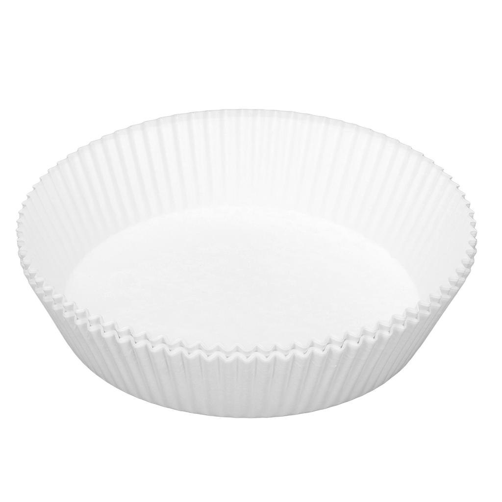 50PCS Disposable Paper Liner Non Stick Kitchen Baking Fryer Oil Paper for Dessert ShopWhite