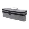 Hair Dryer Case Canvas Portable Double Layer Hair Dryer Travel Carrying Case for Curling Iron Hair Styling Tools