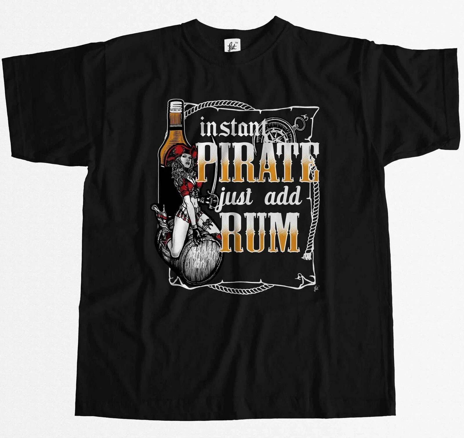 Instant Pirate Just Add Rum - Sexy Captain Pirate Mens T-Shirt XS
