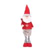 Christmas new red knitted fabric sitting and retractable old man snowman elk doll set decoration ornament