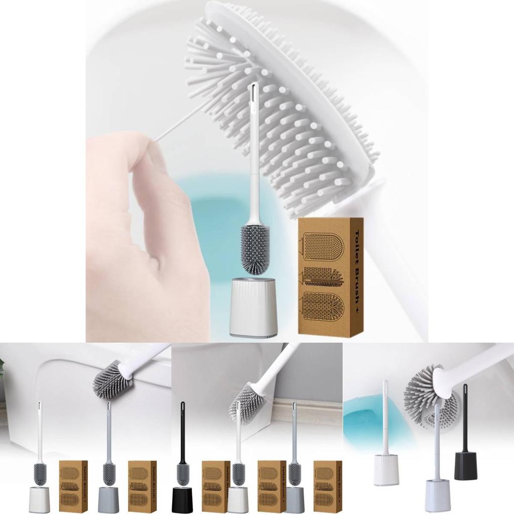 Modern Detachable Multifunctional Toilet Brush Set Home Long Handle Leakproof Bathroom Cleaner