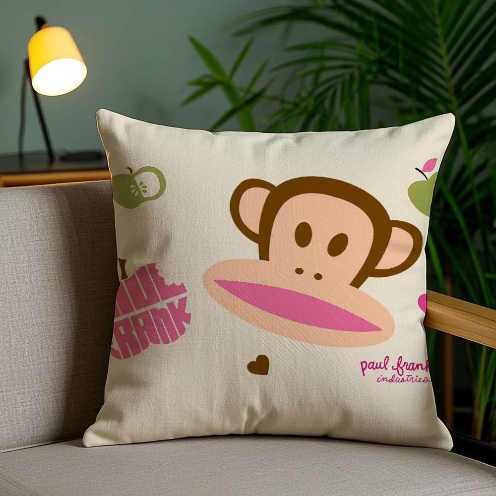 N-New P-Paul F-frank Pillow Case Anti-dustmite Invisible Zipper Sofa Bed