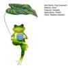 Garden Frog Ornament Resin Sitting Frog Figurine Planter Decor Frog Statue for Flower Pots Balcony Patio Home Indoor Decoration
