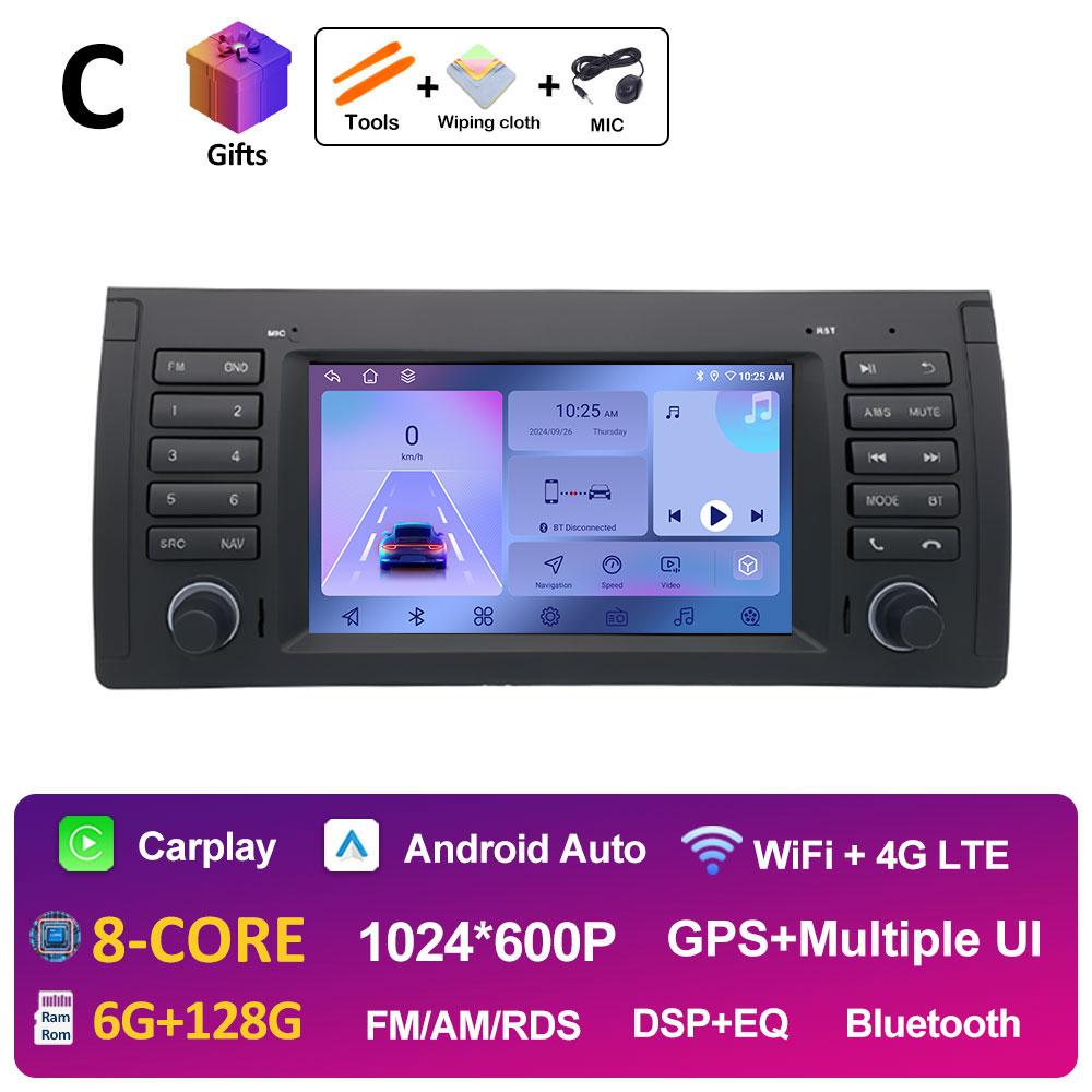 Wireless Carplay Android Auto For BMW E53 QLED IPS Screen Cooling fan Bluetooth WIFI DSP Stereo Autoradio Intelligent System 4G