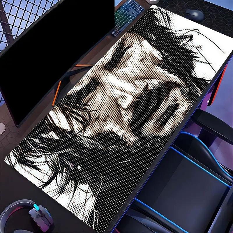 Keanu Mouse Pad, Large Gaming Desk Mat, Non-slip XXL Mousepad for Laptop & Tablet, Mini PC Playmat with Stitched Edges