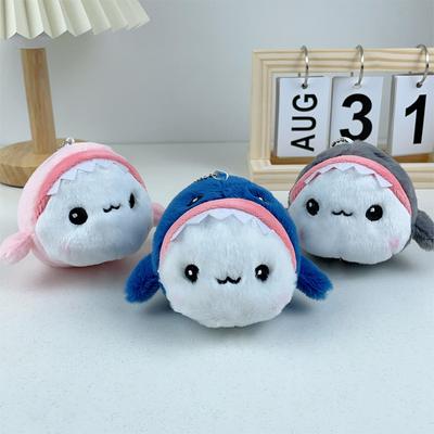 Cute Japanese Shark Bag Plush Doll Drag Shark Toy Doll Pendant Children's Bag Accessories Gift