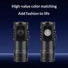 Portable Mini Led Flashlight 3Led Ultra Strong Light Flash Light Usb Rechargeable Built-In Battery With Pen Clip