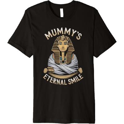 Egyptian Mythology Egypt Pyramid Ancient Egyptian Mummy Premium T-Shirt(12)