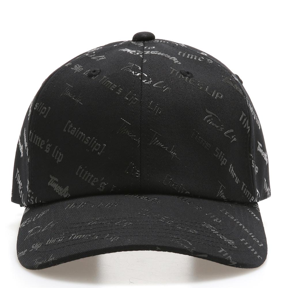 Taimseullib Logo Play Ball Cap Black_Tbc07401