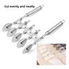 Stainless Steel Multiwheel Youtiao Cutter With Pizza And Pastry Blade For Kitchen Use