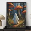 Halloween diamond painting kit cute ghost forest mushroom handmade diy painting home decoration painting