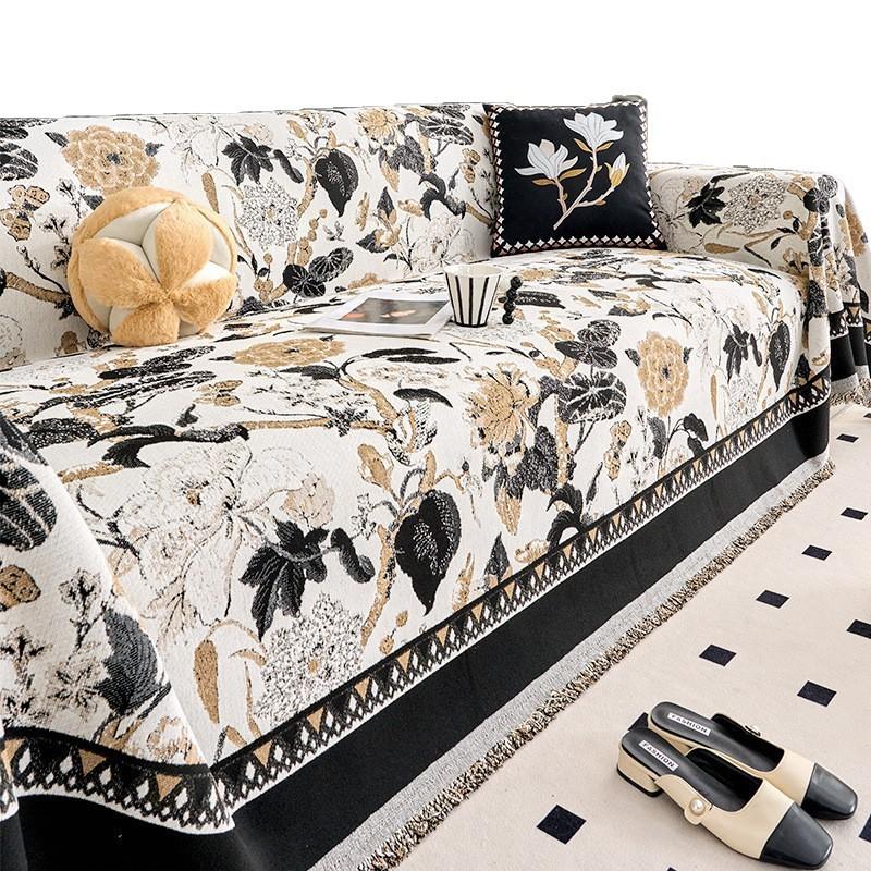 Premium Chenier Sofa Cover Cloth Towel Anti-cat Scratch Seat Cushion Universal All-inclusive Cover Sofa Blanket