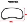 Dashboard Meter Trim Cover Decor Frame For Dodge Ram 1500 2018- Carbon Fiber