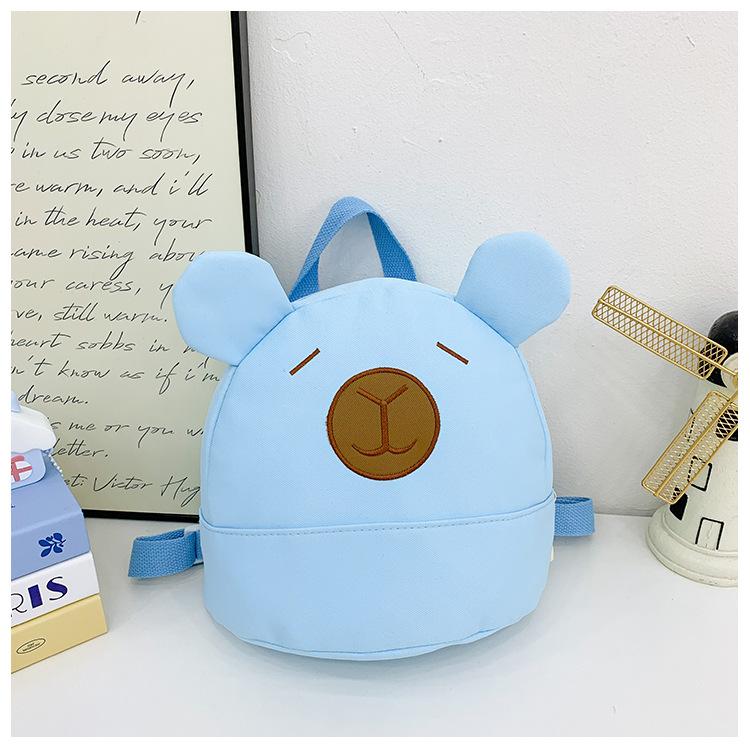 School Bag New Bear Bag Small Class Boys and Girls Snacks Small School Bag Trend Double Shoulder Back