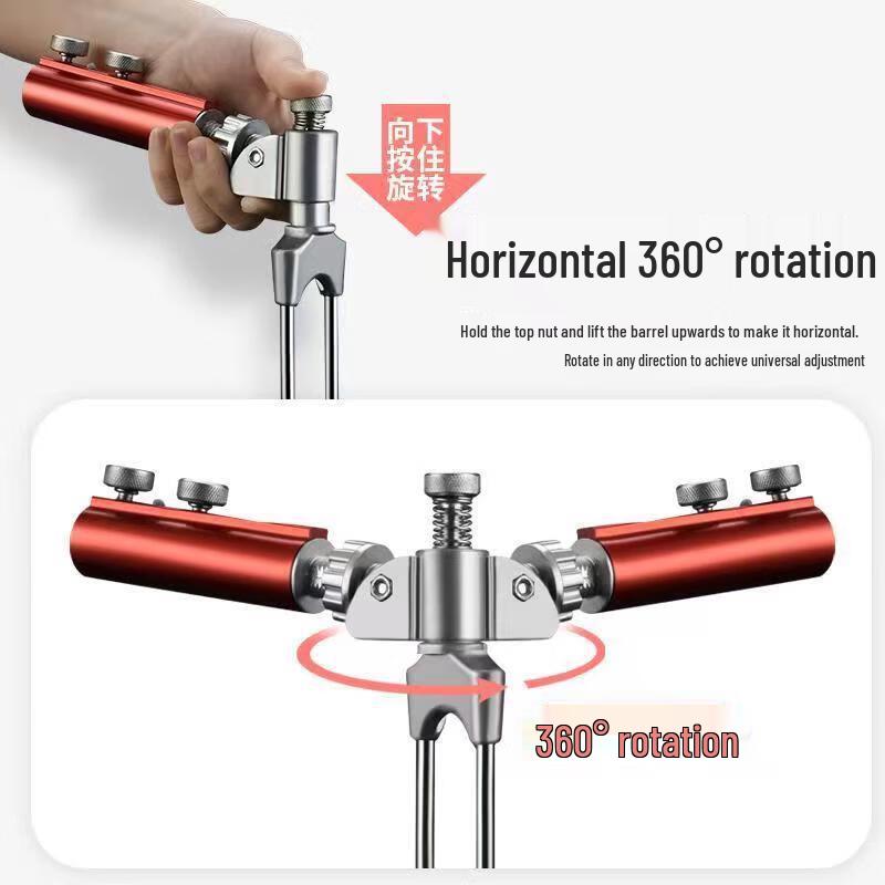 Oeny Universal Stainless Steel Fishing Rod Ground Stand