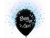 Balony Boy Or Girl Niebieskie Konfett 12Cali 4Szt.