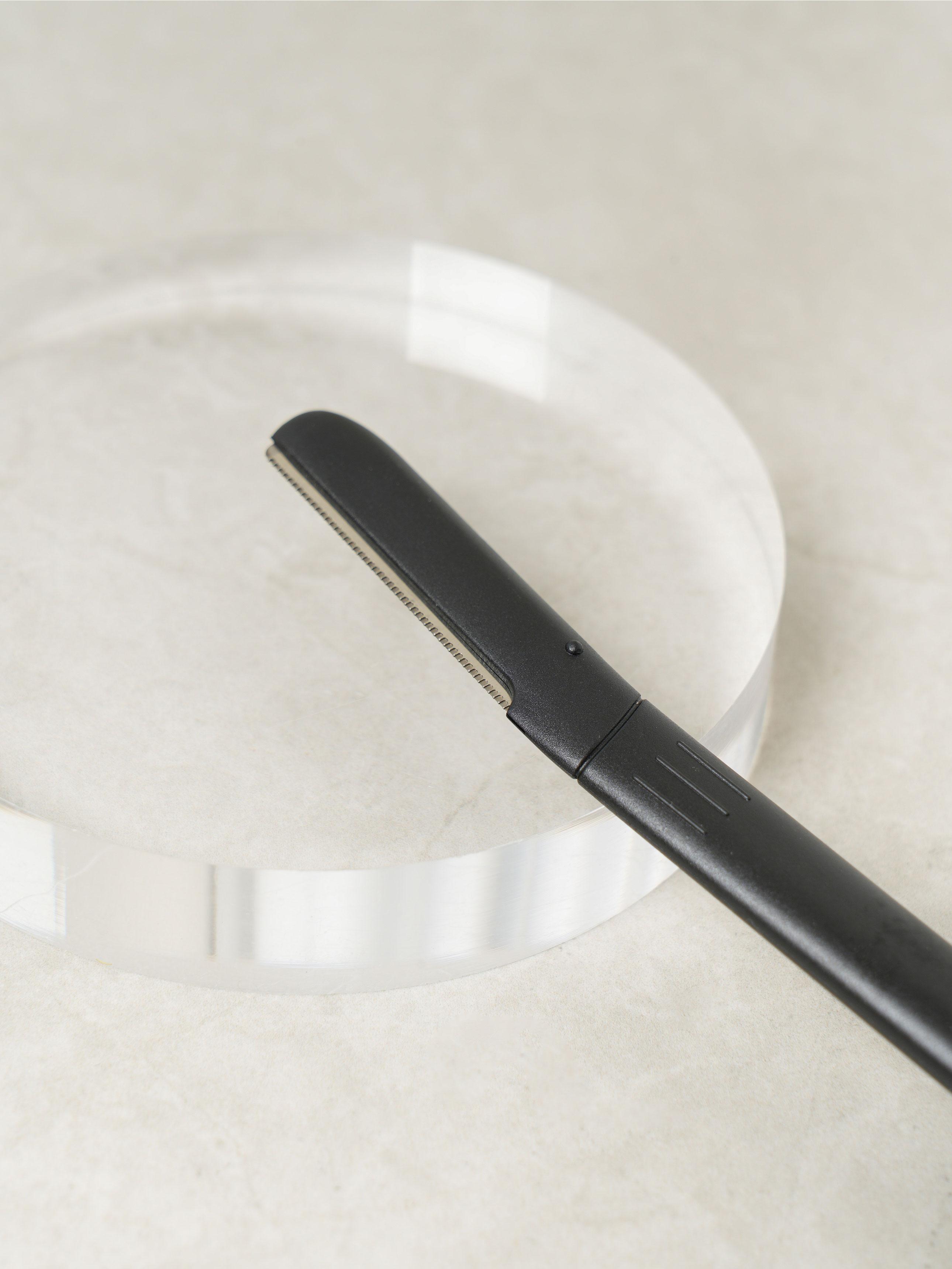 Large Straight Blade Eyebrow Trimmer Razor Set 3-Pack 1ea