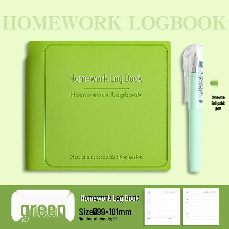 Grade 1 Mini Homework Pocket Notebook for Primary Students