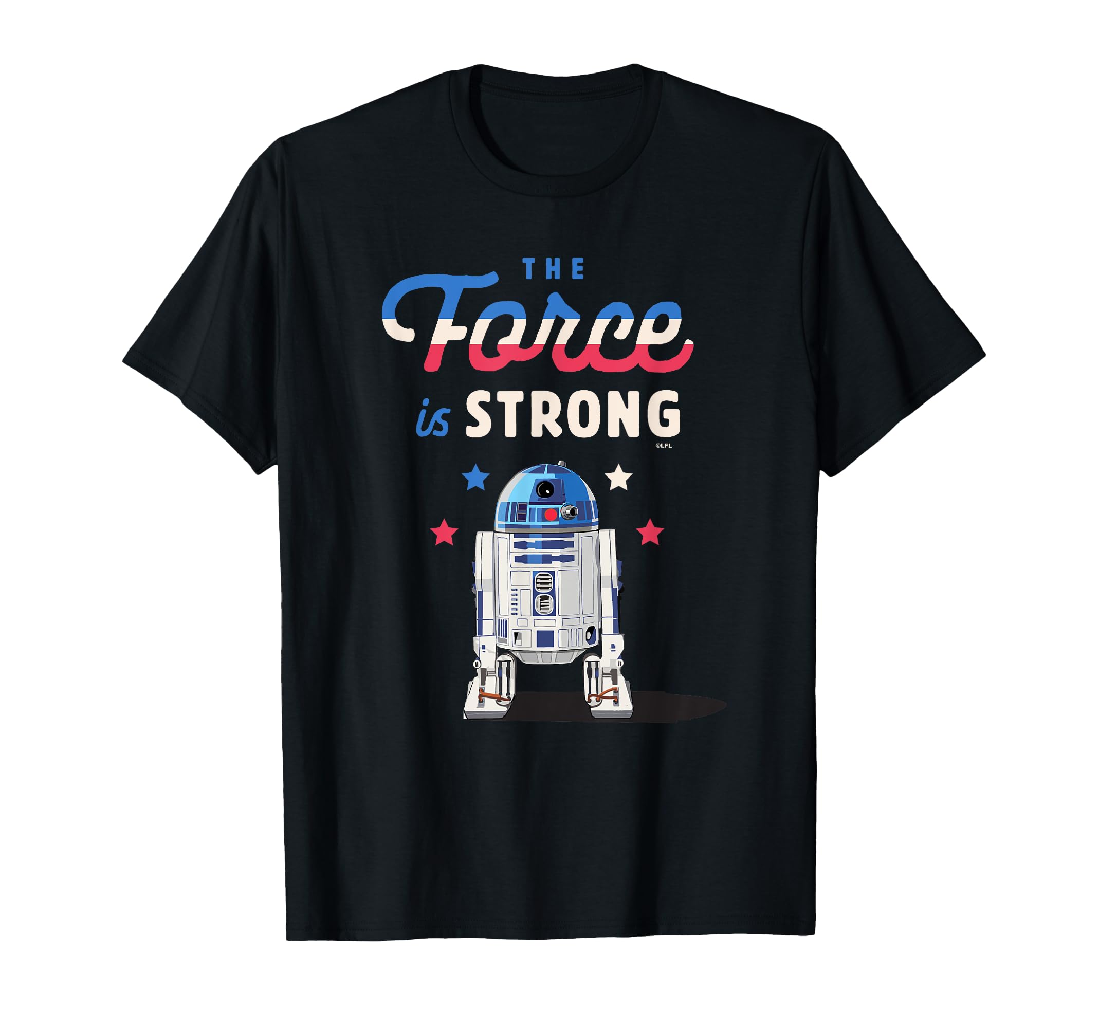 

Star Wars R2-D2 The Force is Strong Americana T-Shirt