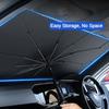 Car Sunshade Retractable Sunscreen Heat Insulation Front Windshield Parasol UV Rays Front Windshield Sunshade Car Accessories