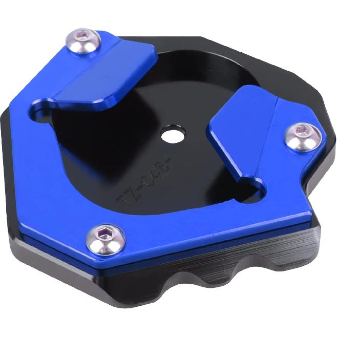 

CHIFUN Kickstand Enlarger Pad Side Stand Extension Plate Compatible with Yamaha Tenere 1200 1200XT 2014-2020 (Black) синий