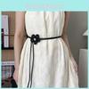 Elegant Floral Patterned Pu Leather Waist Belt For Women Soft And Versatile Fashion Accessory