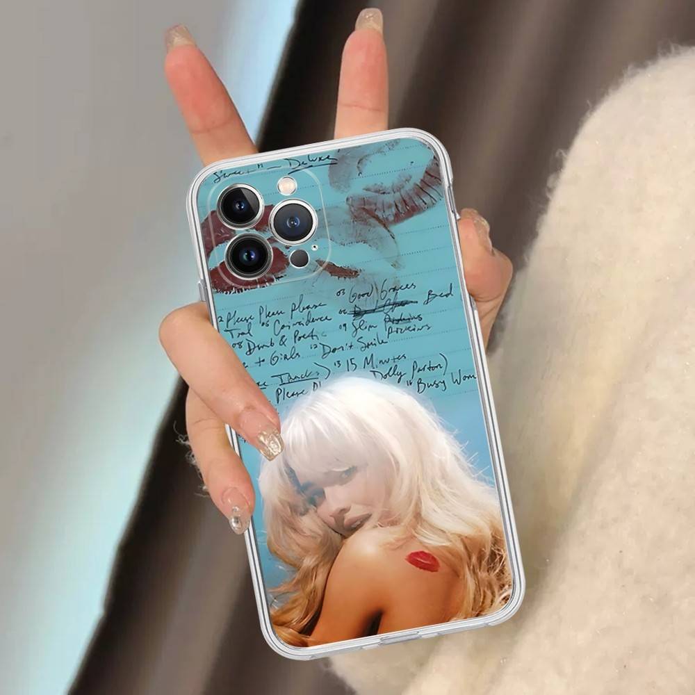 

Singer S-Sabrina C-Carpenter Fit For IPhone 16 15 Promax Phone Case IPhone 14 11 12 High End 13 Pro Silicone iPhone 14