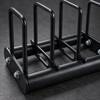 Storage spaceSaving Compartmented Weight Plate Organizer Heavy-Duty