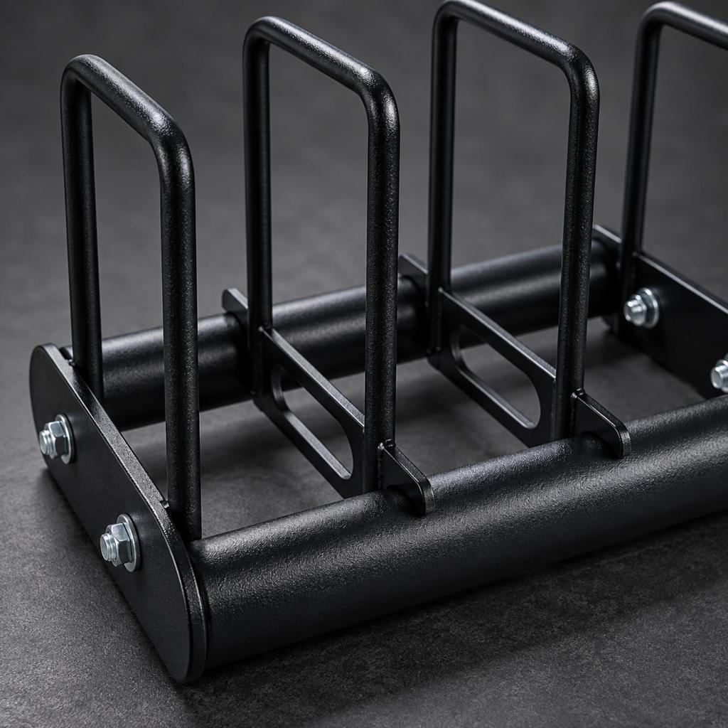 Storage spaceSaving Compartmented Weight Plate Organizer Heavy-Duty