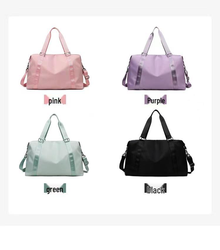 Women's Large Capacity Fitness & Yoga Travel Bag with Wet/Dry Separation