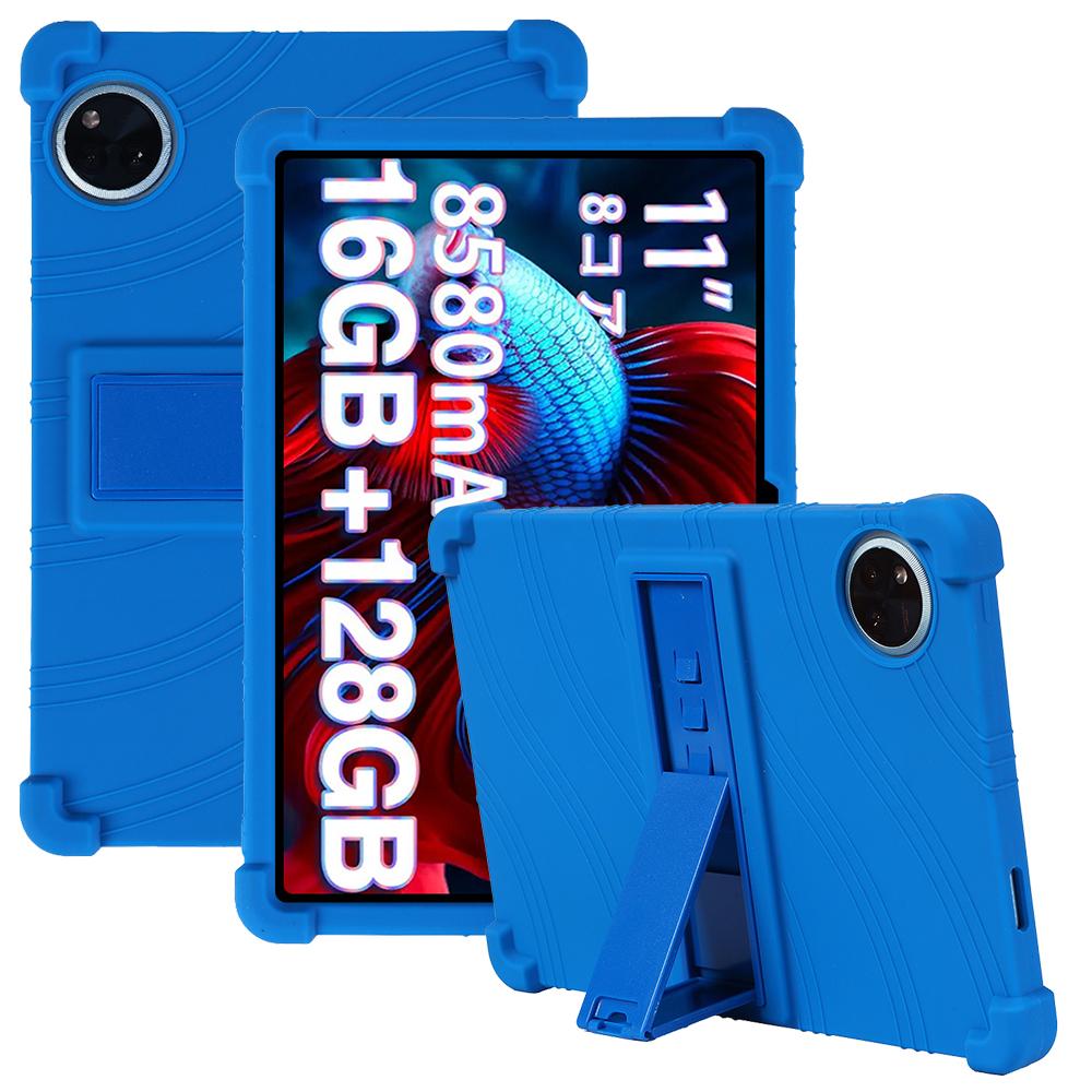 Pro Doogee U11/U11 Pro Silikonové pouzdro se stojánkem Odolný ochranný kryt