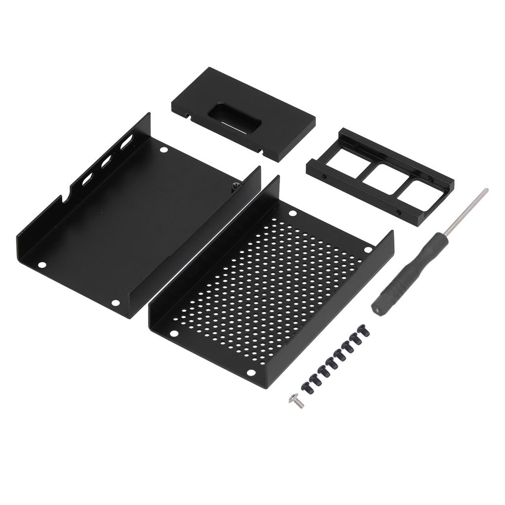 Enclosure for Raspberry Pi 4 Model Aluminum Alloy Cooling Protective Shell Microcomputer Parts