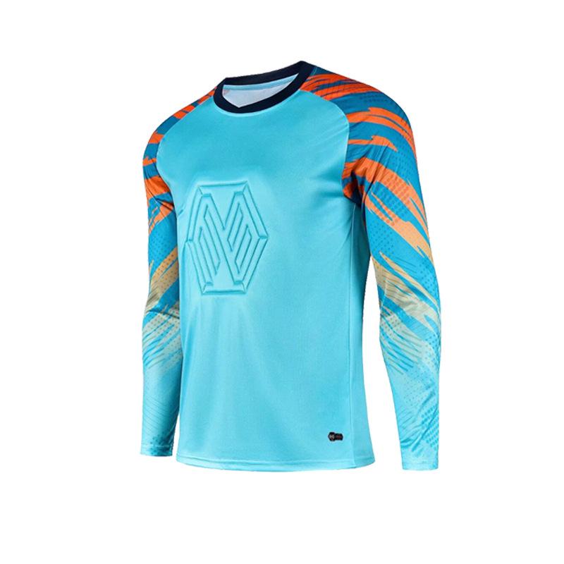 Anti-collision Goalkeeper Training Set: Long Sleeve Football Uniform for Adults and Children