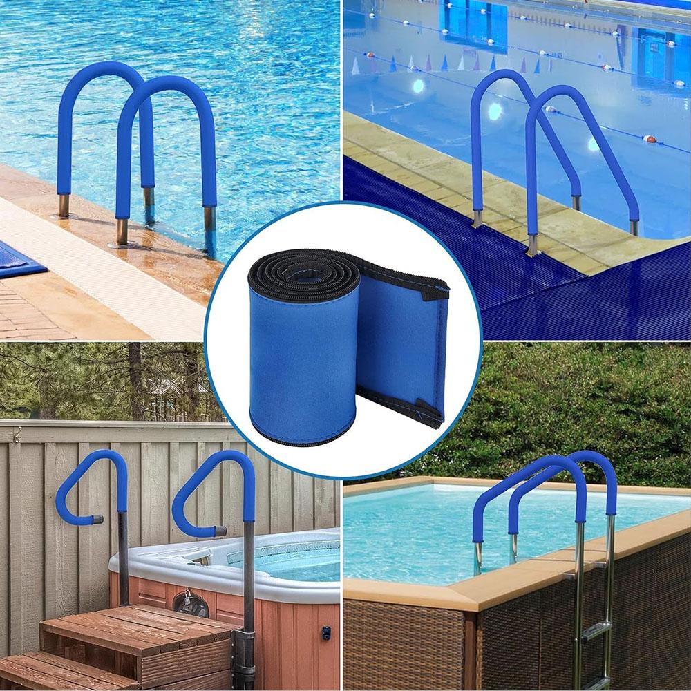 6ft Pool Handrail Covers with Zippers Pool Handrail Covers with Zippers