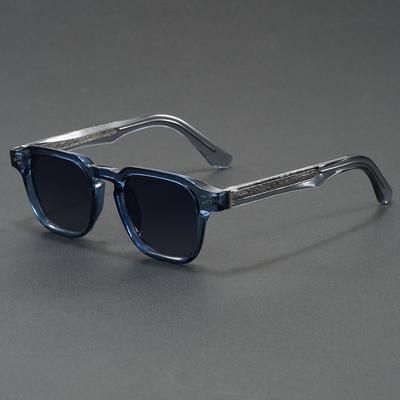 Classic Square Sunglasses Men Vintage Luxury Brand Sun Glasses for Men Fashionable High Quality Shades UV400 Travel Beach Party