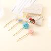 Crystal Hydrangea Flower Hairpin High Sense Fresh And Sweet One-Word Clip Women'S Fashion Hair Accessories