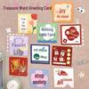 Back-to-School Season Handwritten Blessing Card for Students: DIY Small Card for Children's Day