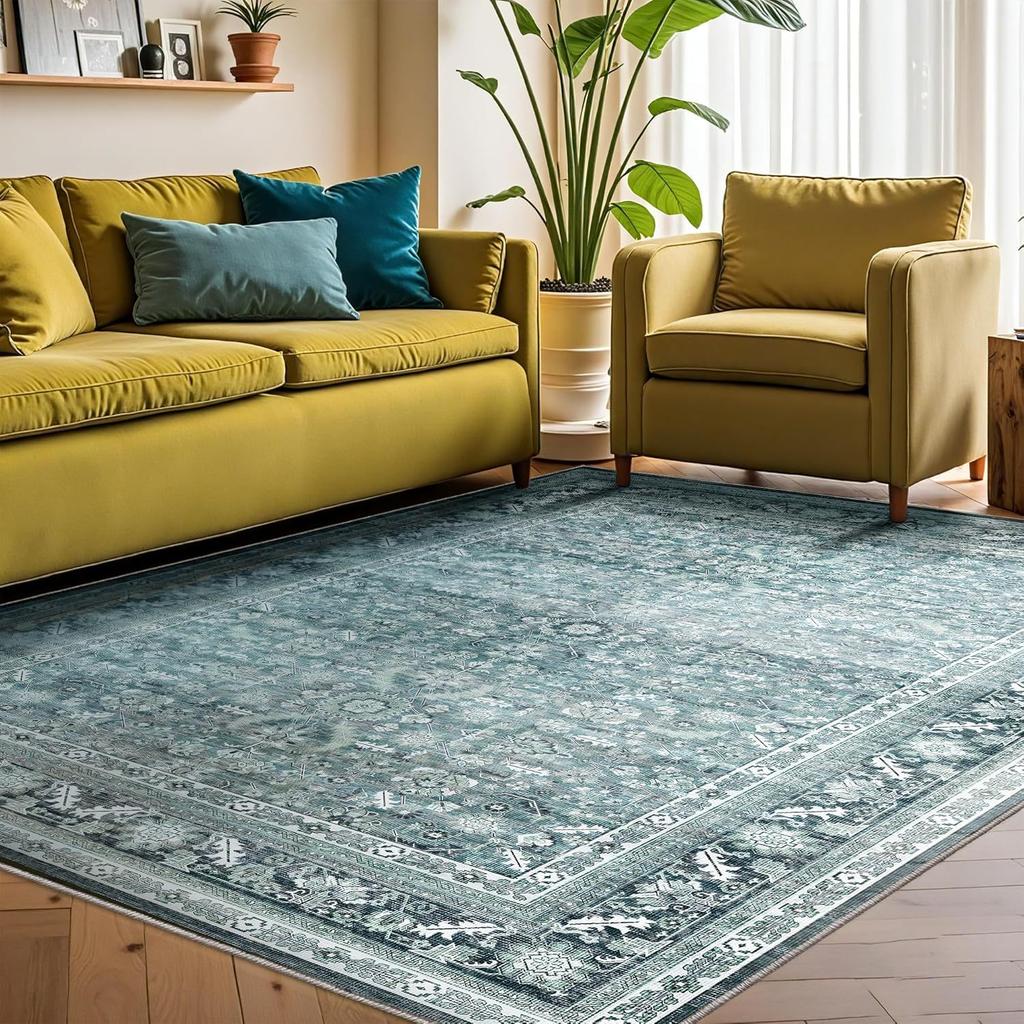 Amerikaanse Etnische Stijl Retro Woonkamer Decoratie Tapijt Zacht Antislip Slaapkamer Tapijt Pluisvrij Makkelijk Schoon te Maken Koffietafels Mat