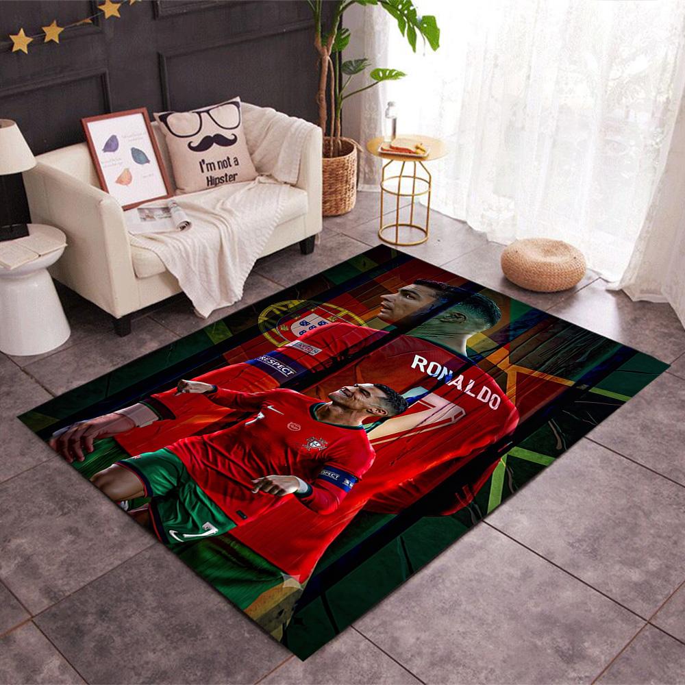 Welcome Cr7 Area Rug Perfect for Dormitory Balcony Foyer Study room Antislip Carpet Anime Office Decor Perfect Gift for Valentine's Wedding Birthday